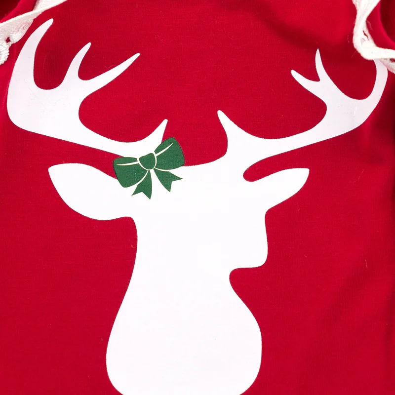 

19 Spring And Autumn New Style Christmas Female Baby Romper Socks Set 0-2-Year-Old Card Christmas Deer Head Long Sleeve Crawling