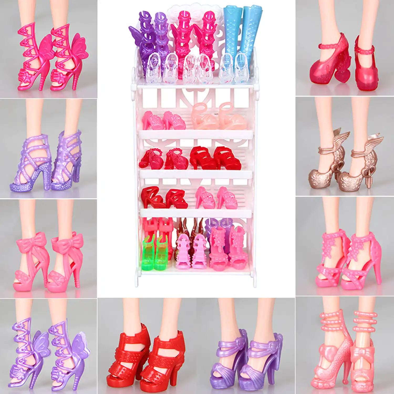 tacones de barbie para niñas