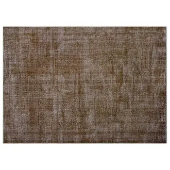 

Handmade Brown Vintage Overdyed Turkish Area Rug 208x290 Cm-6'10''X9'6''