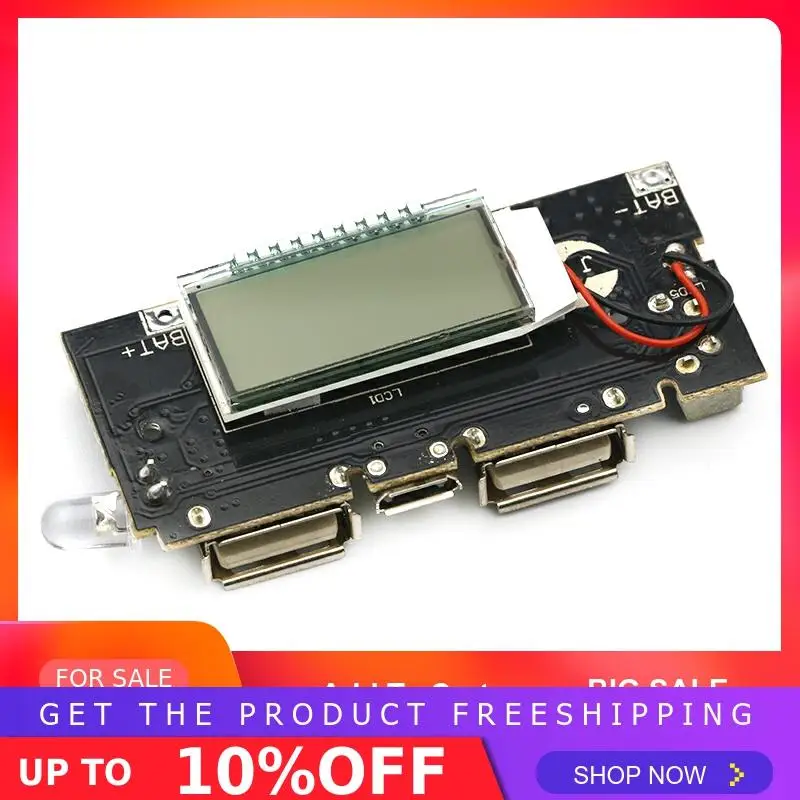 Автоматическая защита! Два порта USB 5V 1A 2.1A мобильный Мощность банка 18650 Литий Батарея Зарядное устройство цифровой доска ЖК-дисплей зарядный модуль