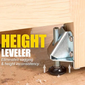 

Leveler Wardrobe Cabinet Table Legs Workbench Leveling Feet Height Adjustment Household Tools Level Adjustable Feet Non-Slip