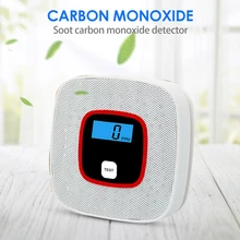 Détecteur de CO2 domestique sans fil, détecteur de monoxyde de carbone, de fumée, de gaz, alarme d'avertissement, indicateur LCD