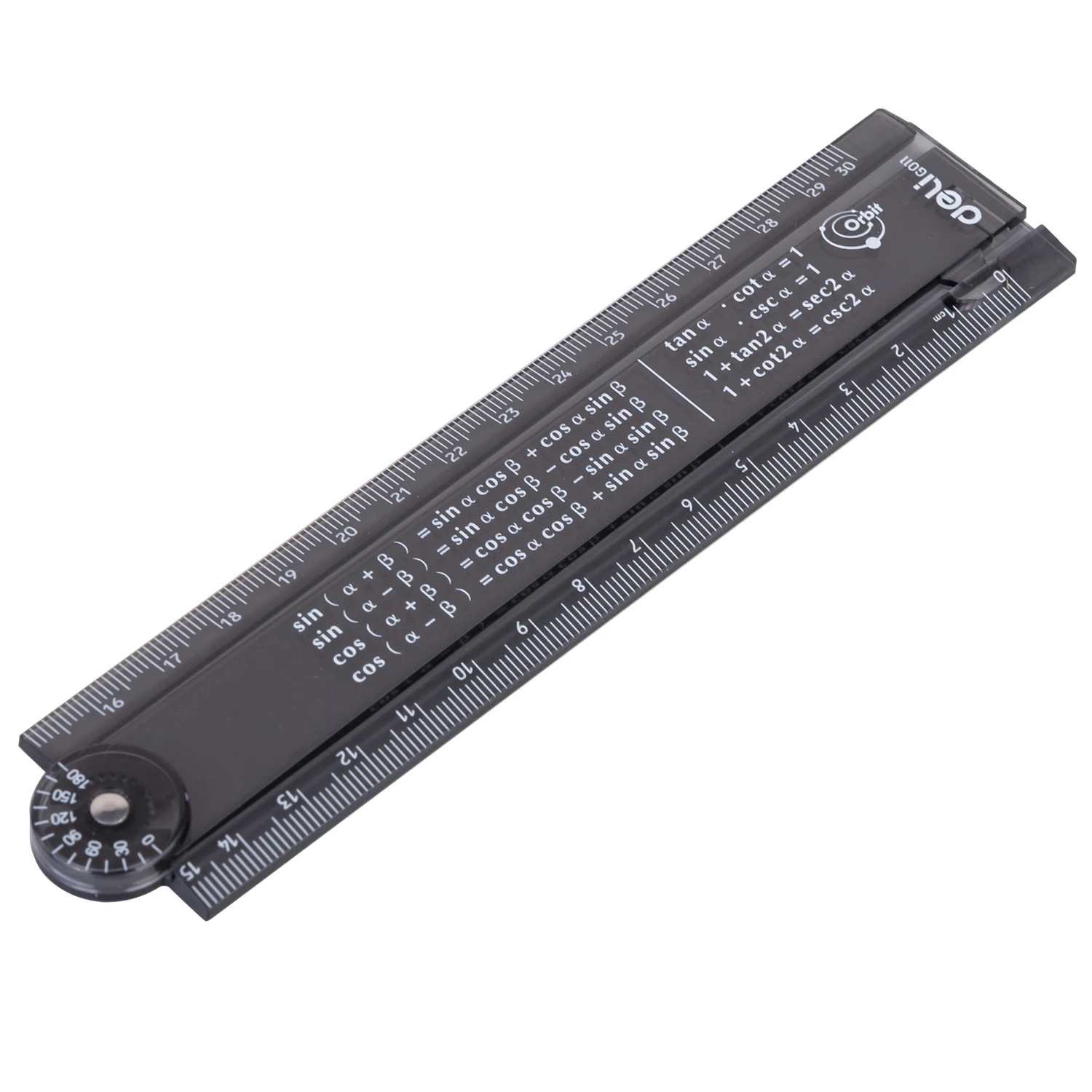 Deli Foldable Ruler 30cm drawing ruler,folding ruler
