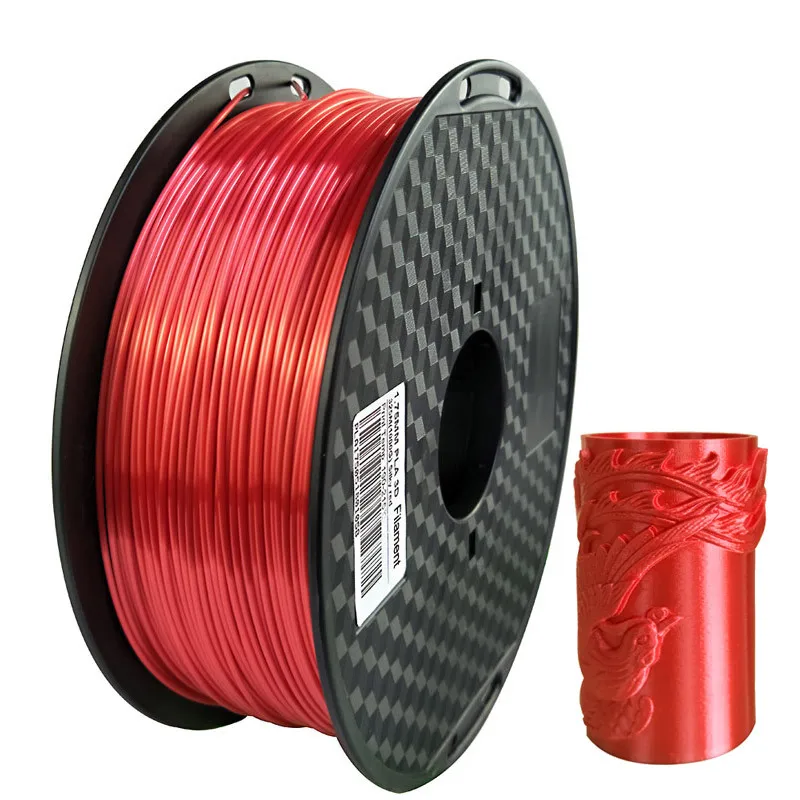 Шелк красный 0,5 кг 1,75 мм PLA 3d Принтер Нити Advance шелковистый блеск печатный материал s 3D материалы для печати 3D Filamento