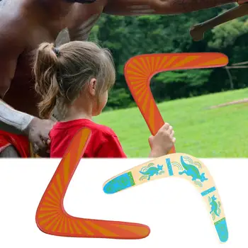 

Funny Kangaroo Throwback V Shaped Boomerang Flying Disc Throw Catch Outdoor Game Vision Catch Training Toys Outdoor Activity Fun