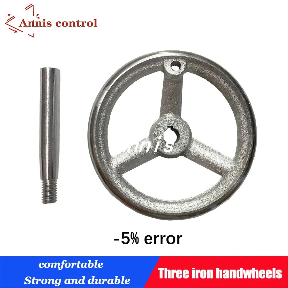 Cnc Handwheel Metal handwheel milling machine CNC lathe 3D printer spoke handwheel wavy wheel bakelite three-wheel cast iron chrome