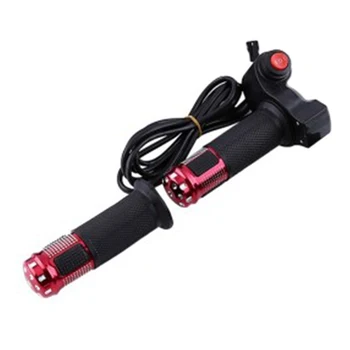 

Speed Control Durable LED Display Twist Handle Screen Accelerator Throttle Grip Aluminium Alloy Electric Bike Use Replacement