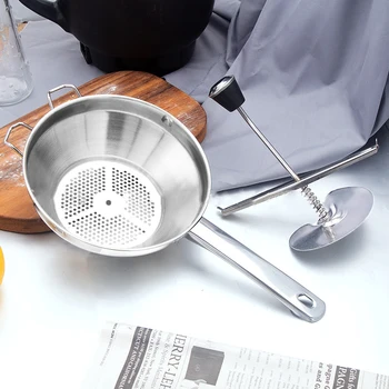 

1Pcs Metal Rotary Food Mill Great for Making Puree or Soups of Vegetables Food Crushed Masher Kitchen Tools