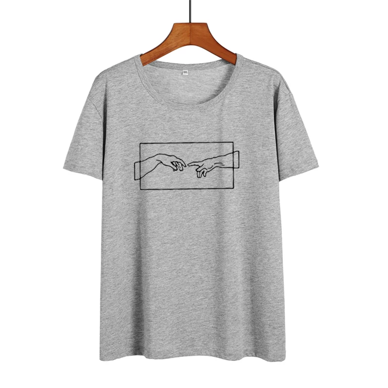 Женская футболка с принтом черно белая Tumblr 2019|Футболки| |