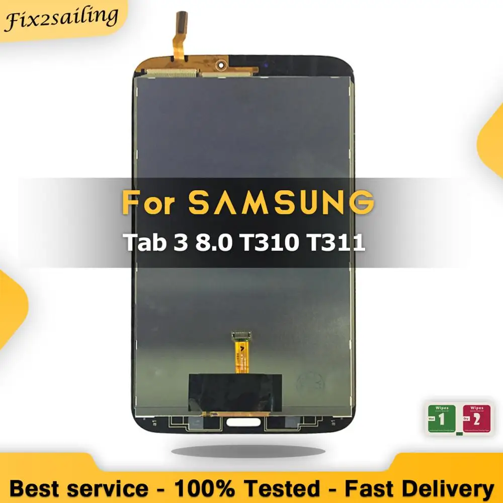 Новый 100% ЖК-дисплей Tab 3 8 0 T310 T311 SM-T310 дисплей сенсорный экран дигитайзер сенсоры