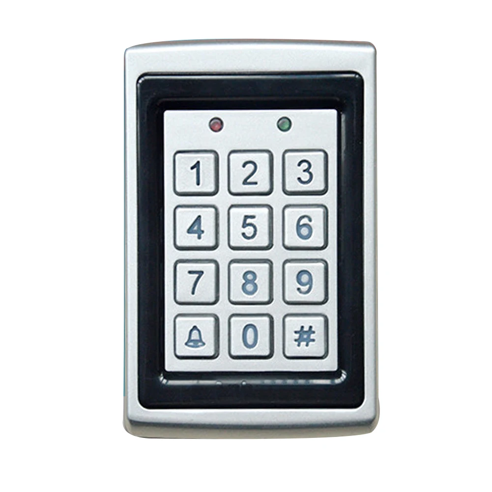 Электронный контроль доступа Пылезащитная домашняя Защитная клавиатура водонепроницаемый светодиодный подсветка цифровой считыватель паролей - Цвет: B