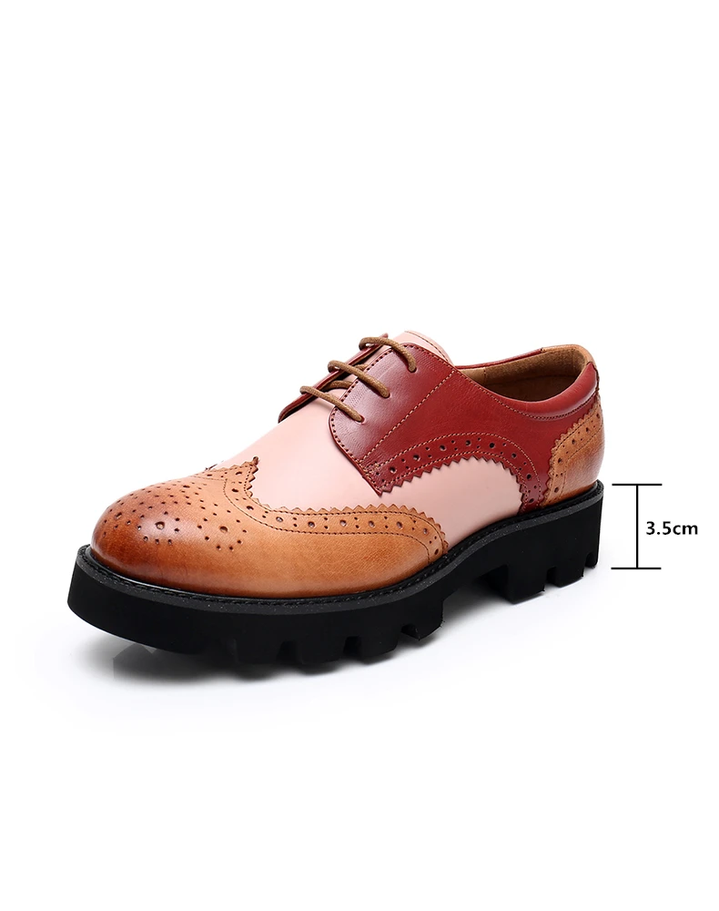 platform wingtip oxford women's