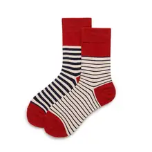 Women Men AB 2 Striped Cotton Sport Socks Ankle Sock Unisex AB Versions Black Stripes Short Winter Socks 5 pairs/ lot AL186SC