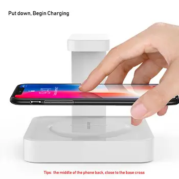 

2In1 Fast Charging Adapter Wireless Charger UVC Sterilizer Light UV Cell Phone Cleaner for iPhone An-droid Smart Phones