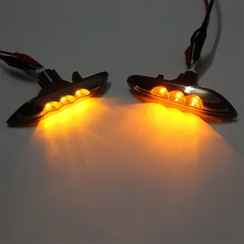 

2PCS Led Smoke Dynamic Side Marker Turn Signal Light Sequential Blinker Flowing Light For BMW E82 E88 E60 E61 E90 E91 E92 E93 SU