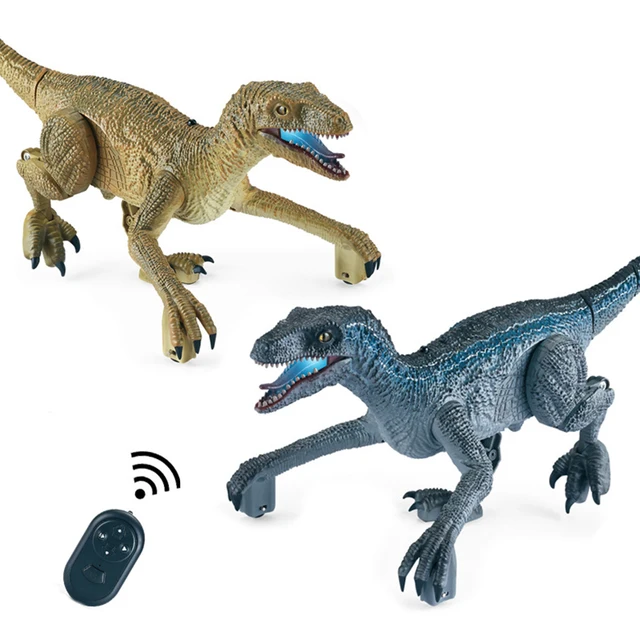 Remote Control Dinosaur Toys RC Dinosaur with LED Light Roaring RC Simulated Walking One-click Demo Gift for Kids Boys Girls 1