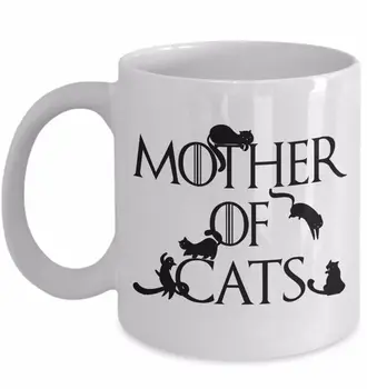 

Mother of Cats Crazy Cat Lady Funny Coffee Mug