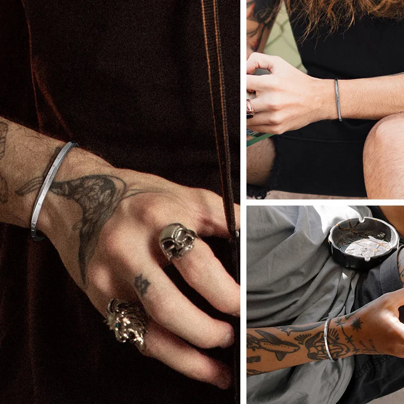 Stainless Steel Bracelet for Men Vintage Nordic
