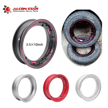 

Alconstar- 2.5*10 Inch Motorcycle Aluminum Wheel Ring Rim Scooter Wheel Circle Rims for Vespa Piaggio PX LML T5 px125 150 200 T5