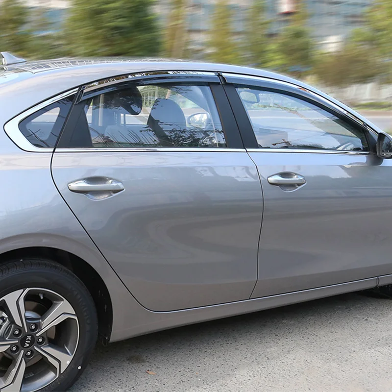 window visor car rain shield side wind window deflectors visor windshield on the windows accessories For Kia K3 2012-2019