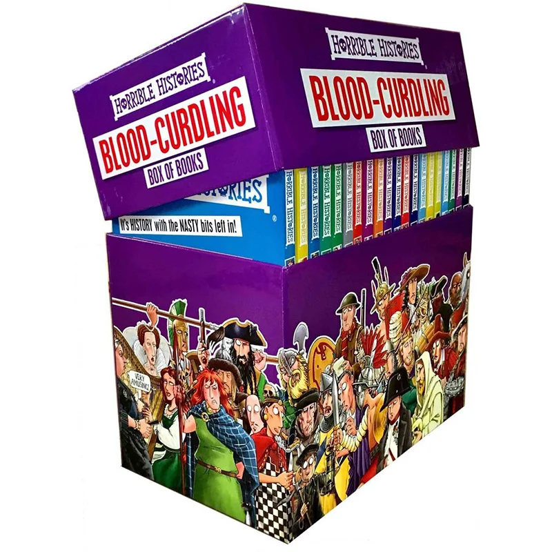 20 Books Box Set Horrible Histories Bloodcurdling Primary School