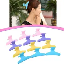 12 шт./компл. Пластик бабочка клип украшения для волос Инструменты для укладки волос резинка для волос, заколки и шпильки для фиксации Заколки для волос для Для женщин Ножницы Для Стрижки Волос