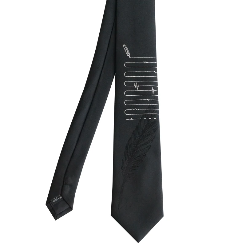 

Free Shipping New Male men's Original design printed tie students personality gift necktie Sonnets Shakespeare hot silver quill