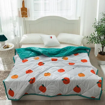 

comfortable Air-conditioning Quilt Soft Breathable Blanket AB side Summer Washed quilt