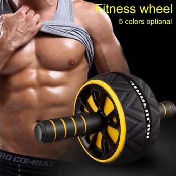 

New Ab Roller No Noise Abdominal Wheel Ab Roller with Mat For Arm Waist Leg Exercise Gym Fitness Equipment