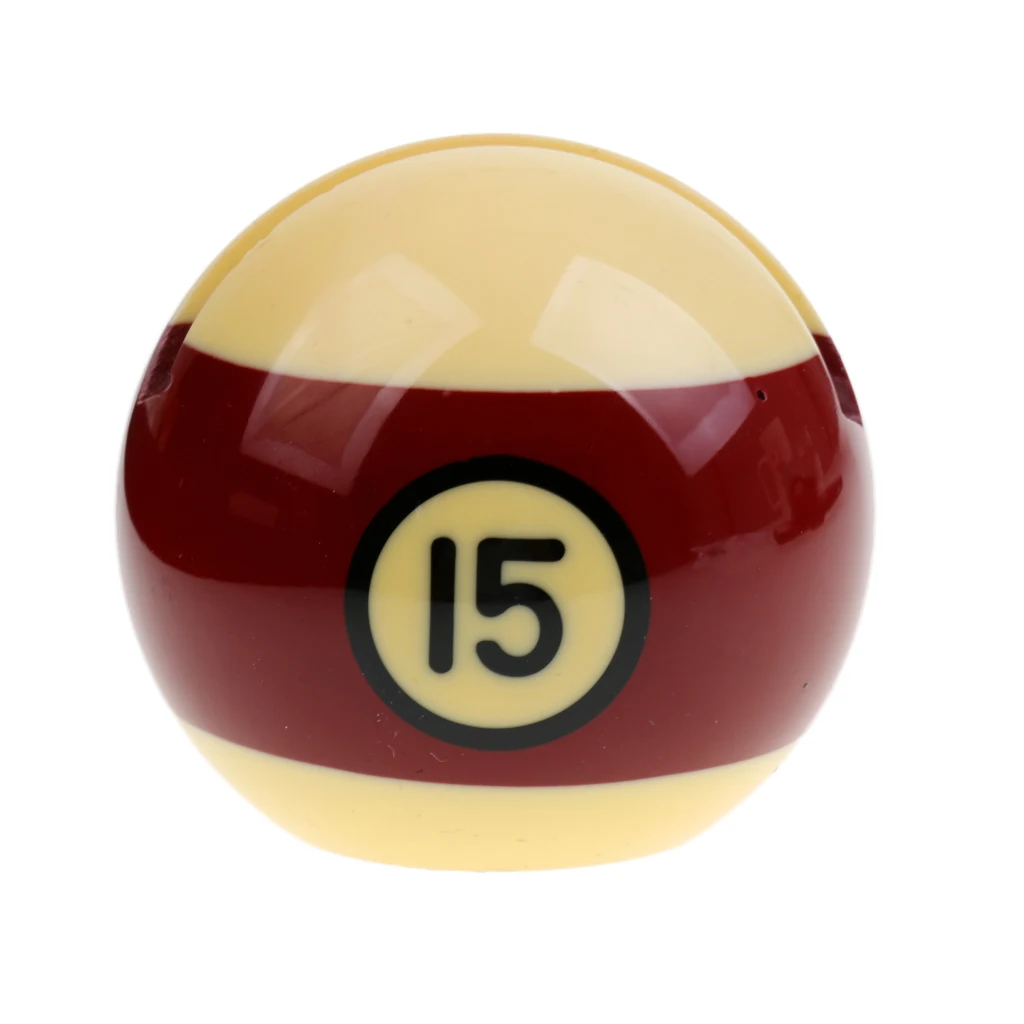 Pool Billiards Ball Design Business Card Holder Random Number and Color 57mm