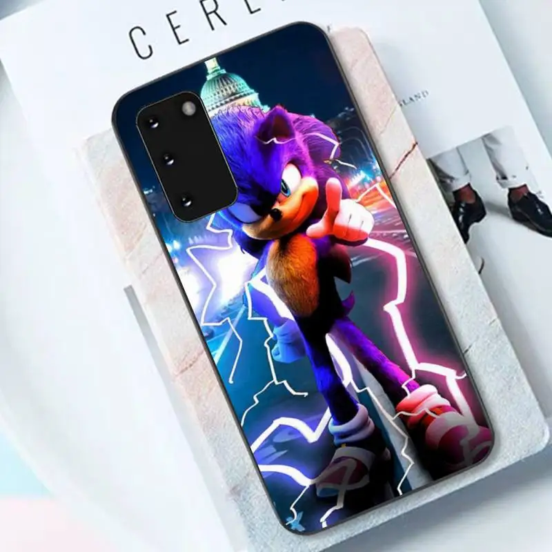 TOPLBPCS анимация Соник Ежик мягкий чехол для телефона Samsung S6 S10 5G S7 EDGE S8 S9 S20 PLUS