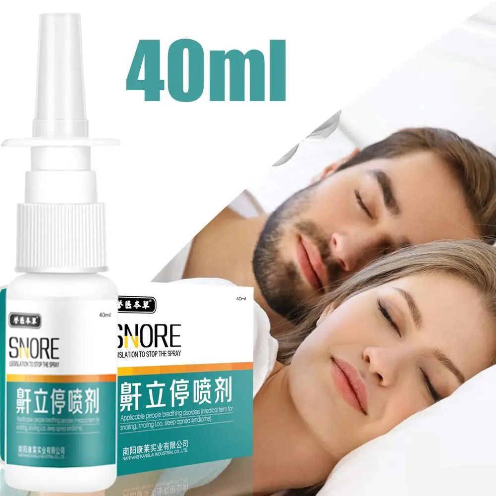 40ml Anti Snoring Nasal Spray Traditional Medical Herb Spray Nasal