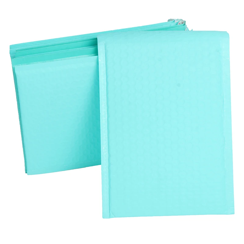 10 шт 180x230 мм пригодные для использования пространства Teal поли пузырчатая