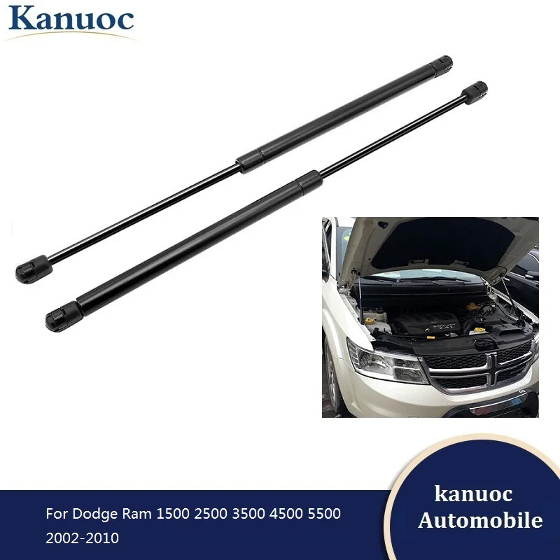 2Pcs Car Accessories Hood Lift Front Hood Lift Supports Shocks