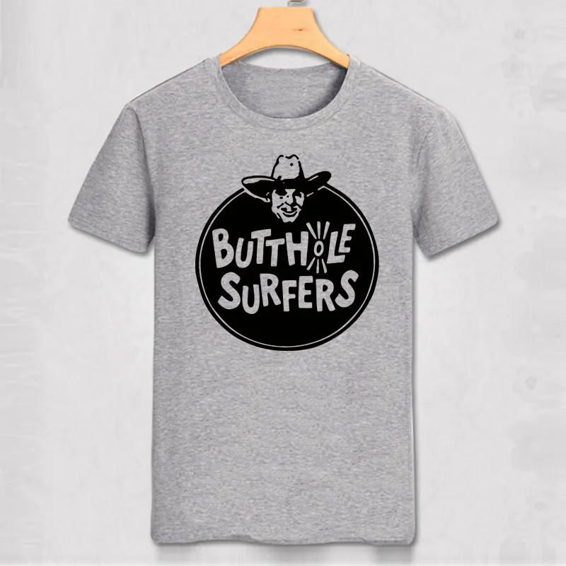 В Butthole Surfers 80-х годов Rock Band Футболка Keep Calm and остаться винтажная серая футболка Old