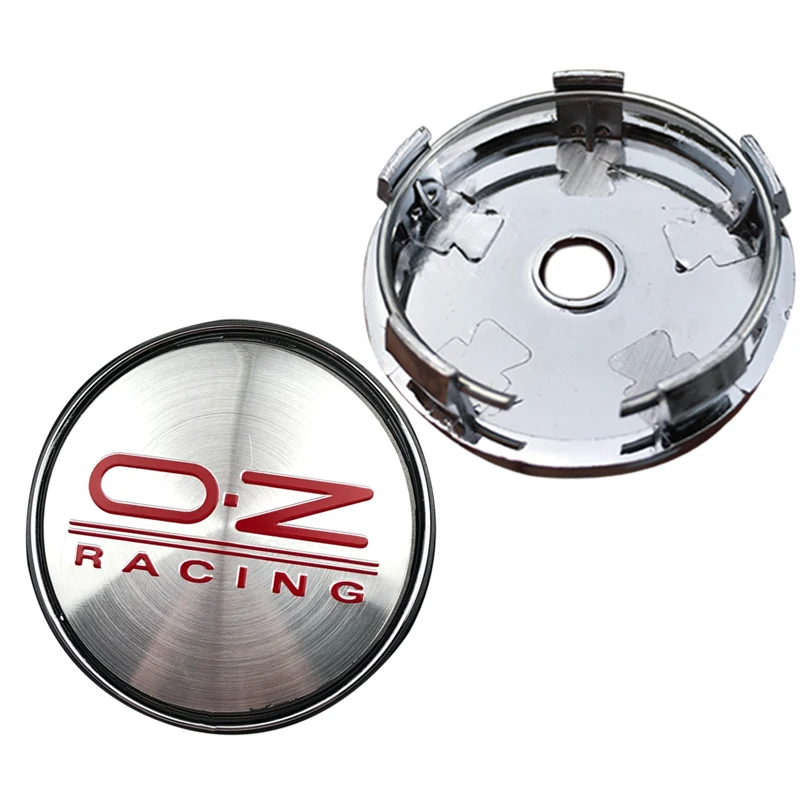 4pcs 56mm 60mm OZ O.Z Racing logo car emblem Wheel Center Hub Cap Rim dust-proof badge Creative decoration cover sticker styling