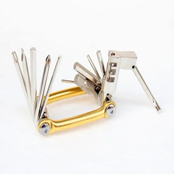 

Bicycle Multifunctional Combination Repair Tool 11 In 1 and T25 Chain Cutter Hexagon Socket Combined Into One Mountain Bike Tool