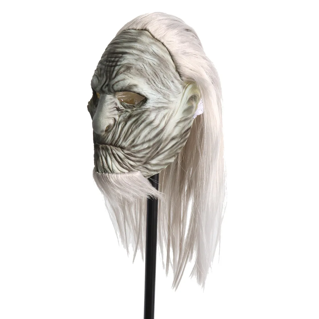 Игра трона 8 Ночной король маска Хэллоуин страшный косплей белые ходунки Одежда для лица маска для взрослых унисекс