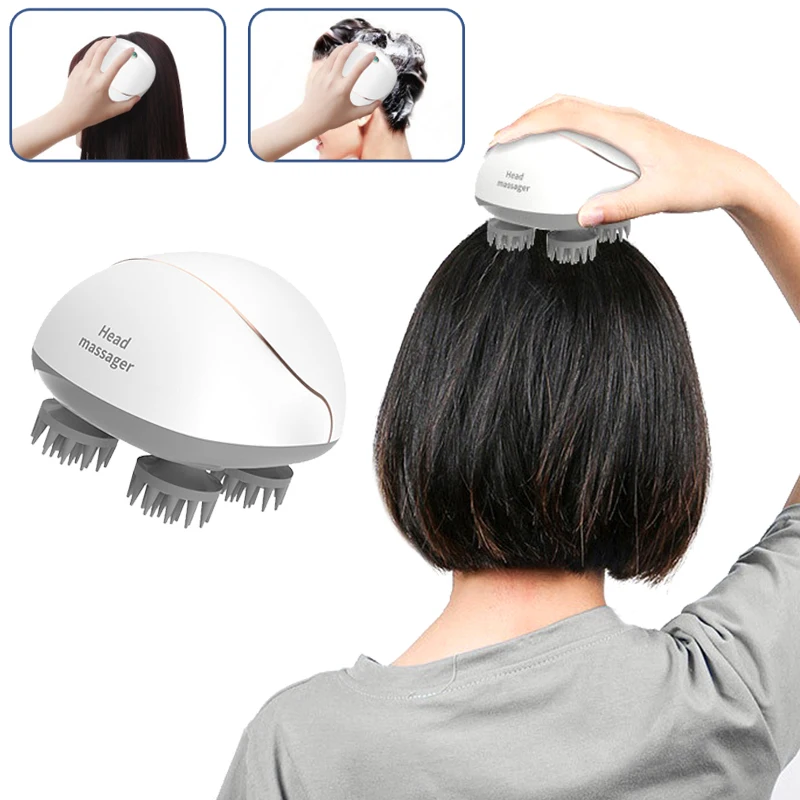 

Head Massager Scalp Hair Care Stress Relax Acupuncture Spa Healing Pain Relief Body Head Shampoo Scalp Massage Beauty Instrument