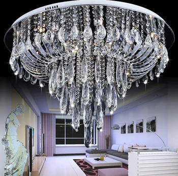 

Modern Luxury Chandelier Big Crystal Beautiful Design Lamp Led Indoor Hanging Lighting for living room dining room lobby