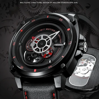 

Watch Men Skeleton Tourbillon Automatic Mechanical Watch Mens Fashion Stainless Steel Waterproof Luxury Brand Watches New 2019