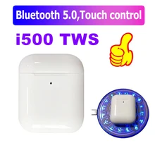 I500 TWS 1:1 беспроводные наушники Bluetooth наушники 5,0 Super Bass not W1 H1 чип pk i60 i80 i100 i200 i300 для всех смартфонов