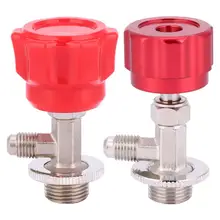 Открывалка для бутылок шаровой клапан R134A хладагента открывалка для бутылок Пластик/металлический кондиционера для автомобиля, инструментные 1/4in электромагнитный клапан