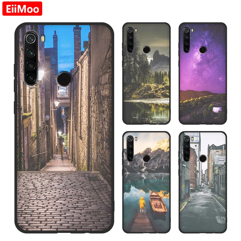 Чехлы для телефонов EiiMoo чехол Xiaomi Redmi Note 8 мягкий силиконовый из ТПУ с 3D рисунком