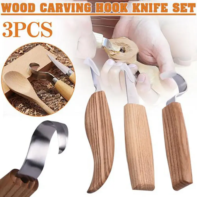 Steel Wood Carving Tools Set Knife For Beginner Knives Whittling Cutter