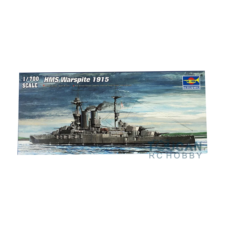 

Trumpeter 05780 1/700 HMS Batleship Warspite 1915 Warship Plastic Static Model TH06854-SMT6