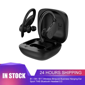 

True Wireless Earbuds TWS Bluetooth Earphone 5.0 With Charger Box Sports Earhook Wireless Headphones For Iphone Xiaomi Earphones