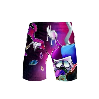 

3D Kirby Printed male summer shorts 2019 New Casual summer beach shorts male Hot sales cute board shorts plus size max 4XL