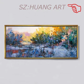 

Free Shipping Hot Sale New Arrival Landscape Oil Painting Artist Hand-painted High Quality Oil Painting for Home Decor