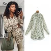 Snican Leopard Print Blouse Women Spring Long Sleeve Turn Down Collar Office Ladies Satin Shirts Blusas De Mujer Chemise Za 2022 ► Photo 3/6